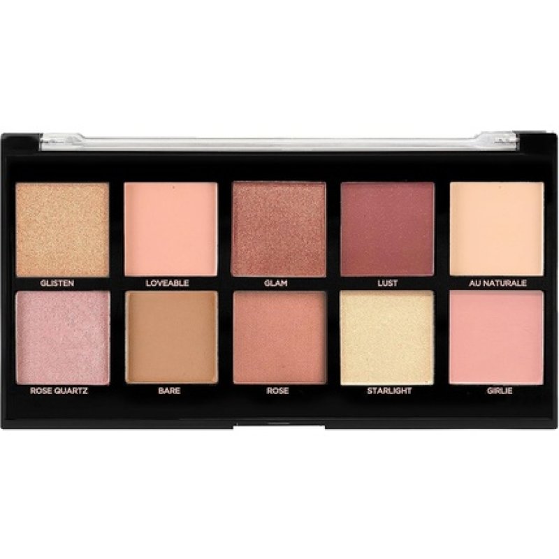 Profusion Cosmetics Bare Rose 10 Shade Palette