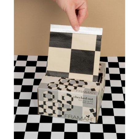 Framar Checked Out Embossed Pop Up Hair Foil for Highlighting