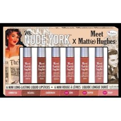 Meet Matte Hughes Liquid Lipstick Set by the Balm for Women 6 Pc 0.04oz Lipstick - Pack of 6