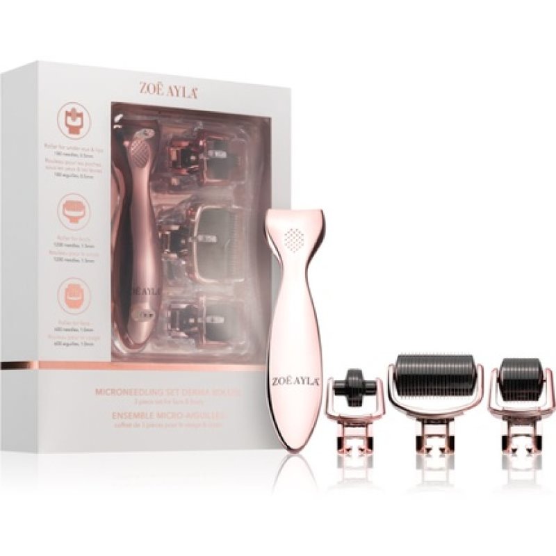Zoe Ayla Micro-Needling Derma Roller Set - Face and Body Applicator