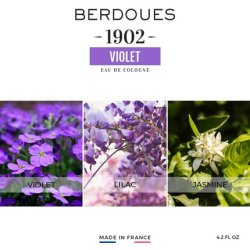 Berdoues 1902 Violet Eau de Cologne Floral Scent Made in France 8.3 fl.oz.