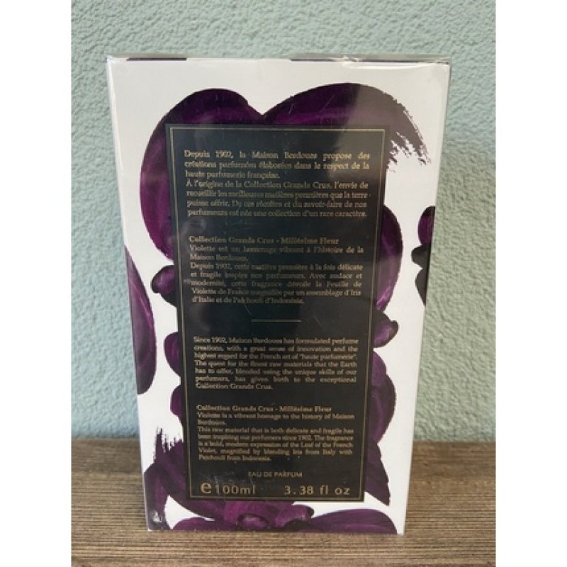 New! Berdoues Violette Eau de Parfum 100ml Sealed