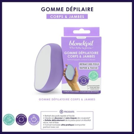 Blondepil Body and Leg Hair Removal Gum - Painless Hair Removal