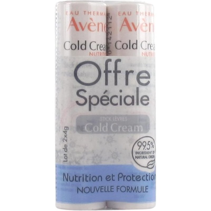Cold Cream Nutrition Stick lèvres nourrissant duo 2x4gr