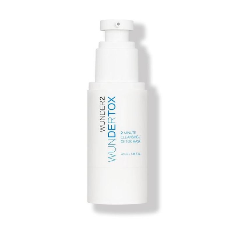 WUNDER2 WUNDERTOX 2 MIN CLEANSING & DETOX MASK 40ml Brand New