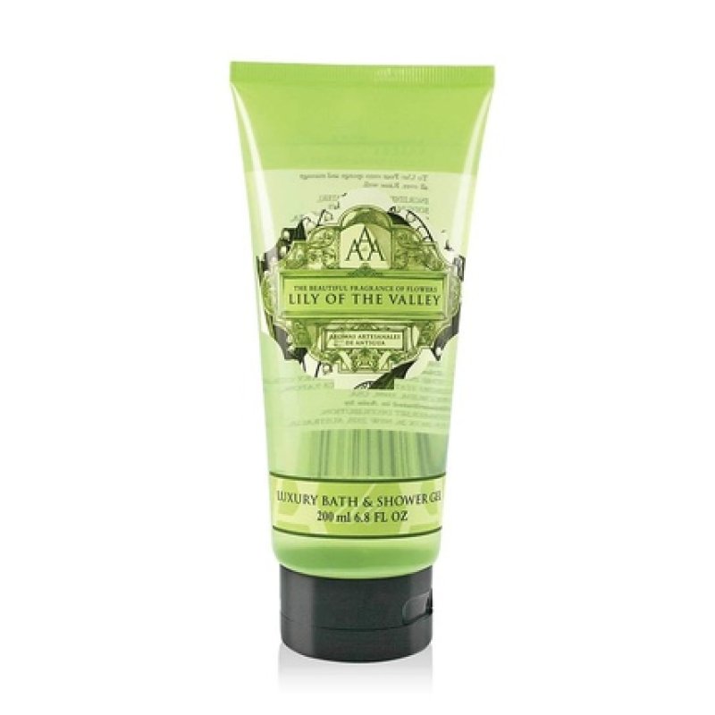 AAA Floral Lily of the Valley Luxury Bath Shower Gel Enriched with Shea Butter 200ml 6.8 Fl Oz