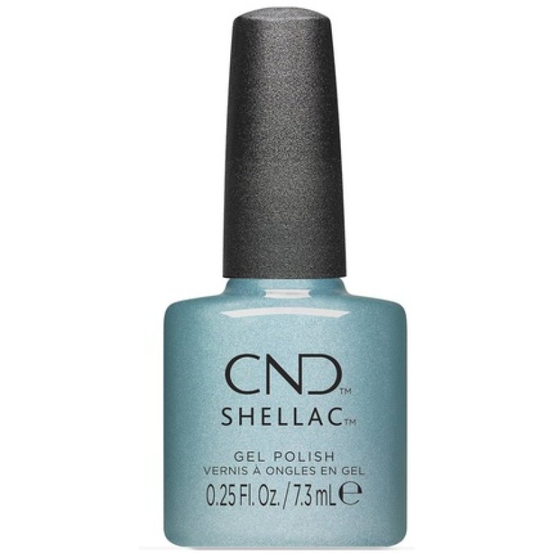 CND Shellac Gel Polish Quiet Luxury Collection Long Lasting Blue Gel Nail