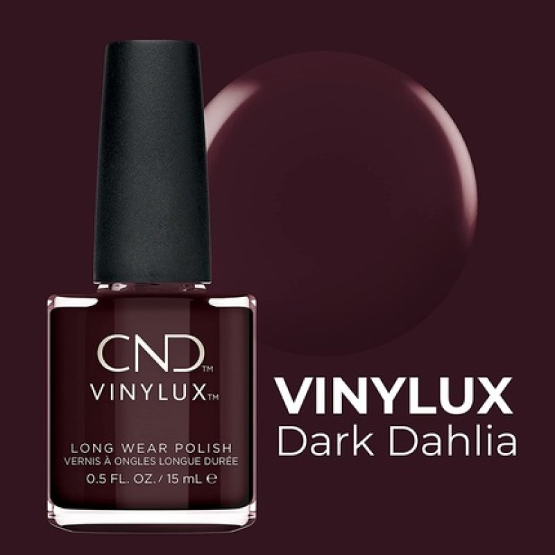 CND Vinylux Long Wear Nail Polish 15ml Purple Shades Dark Dahlia