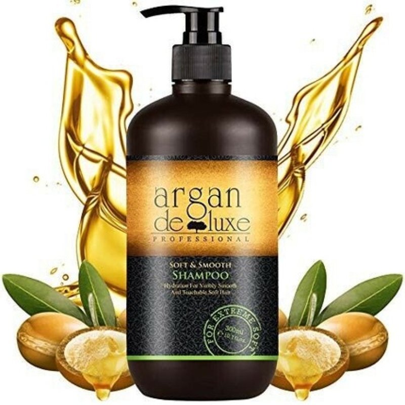 Argan De Luxe Pro Soft Smooth Moisturizing Shampoo for Manageable Hair