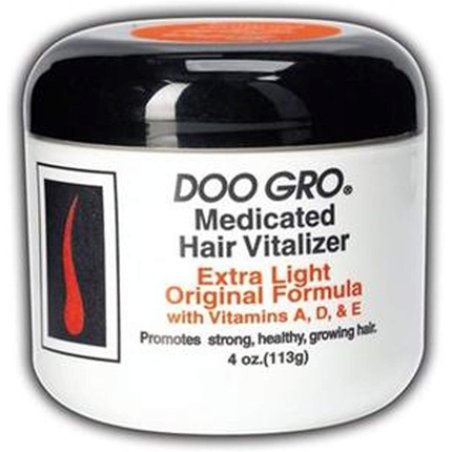 Doo Gro Medicated Hair Vitalizer Extra Light Original Formula with Vitamins A