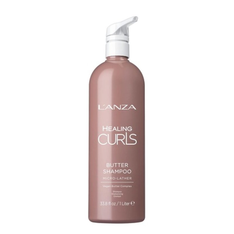 L'ANZA Healing Curls Butter Shampoo for Curly Hair 33.8 Fl Oz