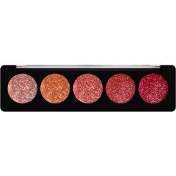 Profusion Cosmetics Ruby Gems 5 Shade Glitter Eyeshadow Palette