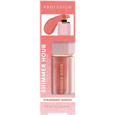 Profusion Cosmetics Shimmer Hour Liquid Blushlighter Blendable Dewy Cheek Tint