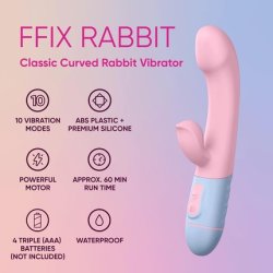 Femmefunn Ffix Rabbit Pink One Size