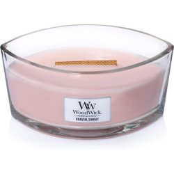 Woodwick Ellipse Scented Candle With Crackling Wick, Coastal Sunset, Up To 50