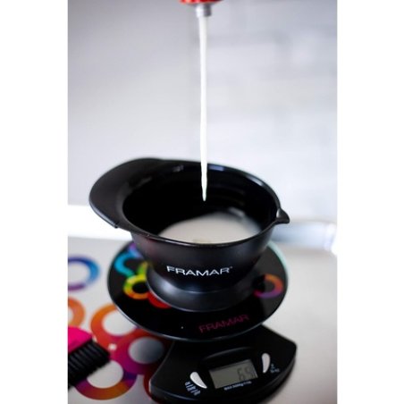 Digital Scale Hair Color Kitchen Food Gram Scale Elegant Black