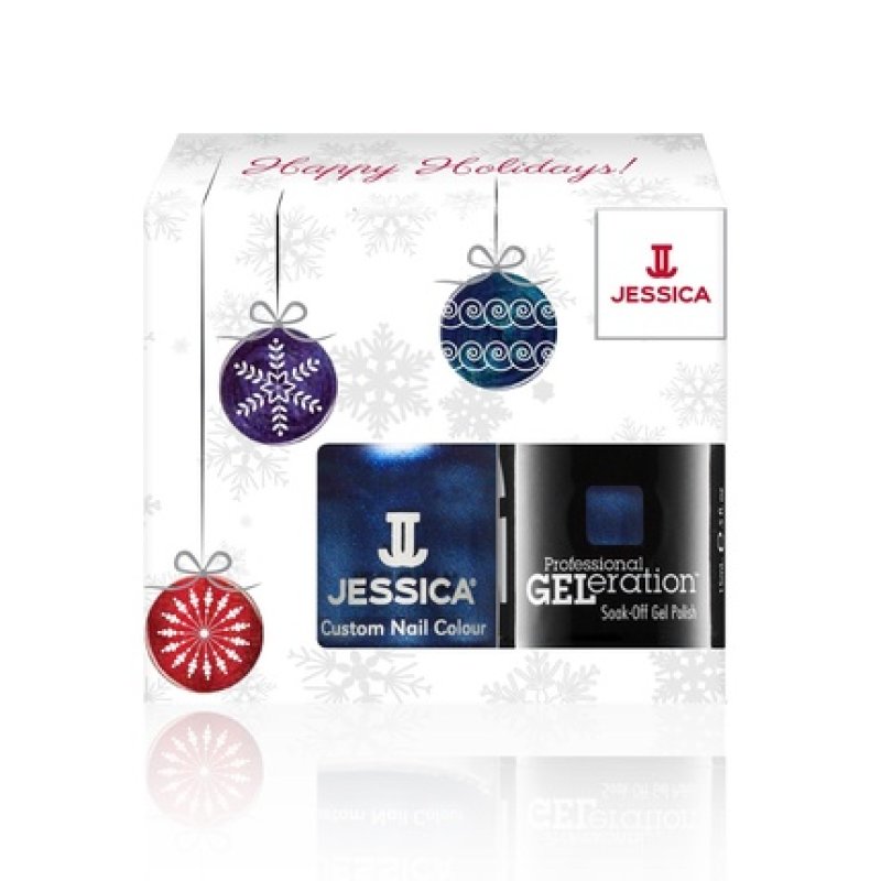 Jessica Winter Set Custom Colors Nail Polish Light Up The Sky - 148 Ml & 15 Ml