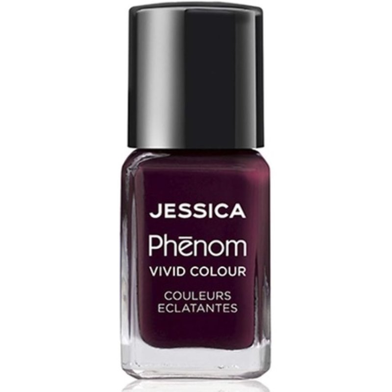 Jessica Phenom Vivid Colour Nail Polish Long-lasting Gel-like Nail Polish without UV Lights Illicit Love 14ml