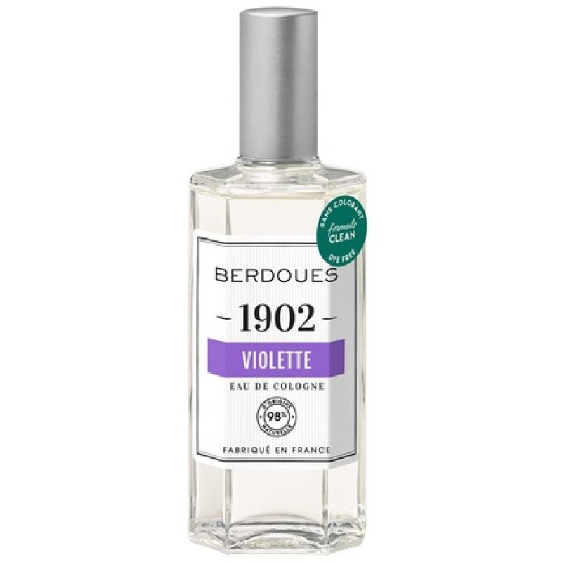 Berdoues 1902 Violet Eau de Cologne Floral Scent Made in France Spray Fragrance for Men and Women with Violet Lilac