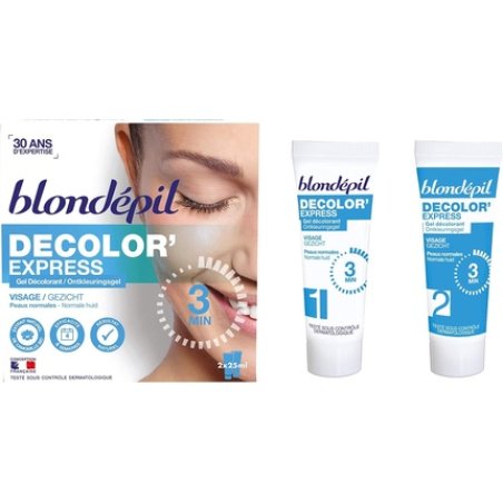 Blondepil Gel Decolorant Decolor'express for Face 2 x 25ml