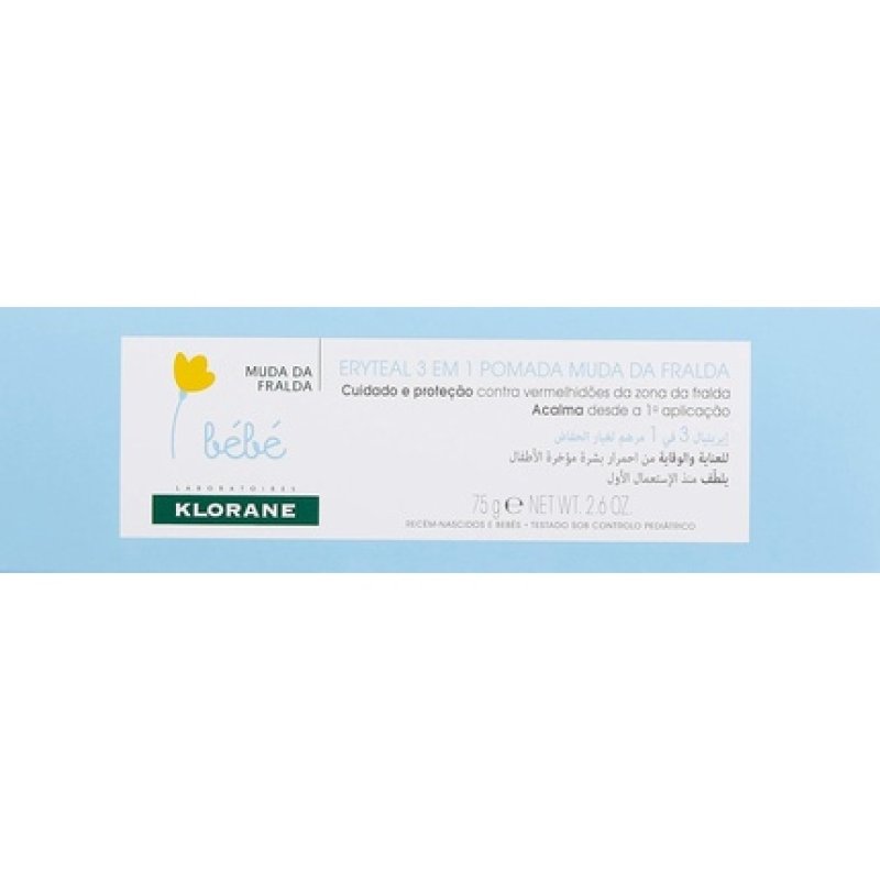 Klorane Eryteal 3-in-1 Diaper Rash Ointment 75g