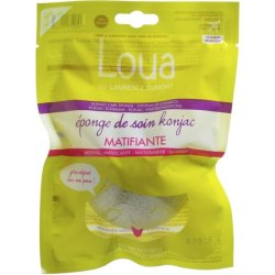 LOUA Konjac Mattifying Sponge for Removing Makeup from Combination and Oily Skin