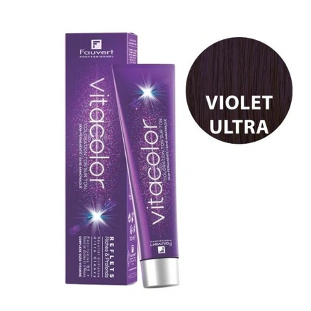 Fauvert Vitacolor Gloss Tone On Tone Hair Color R/226 Ultra Violet - 100ml