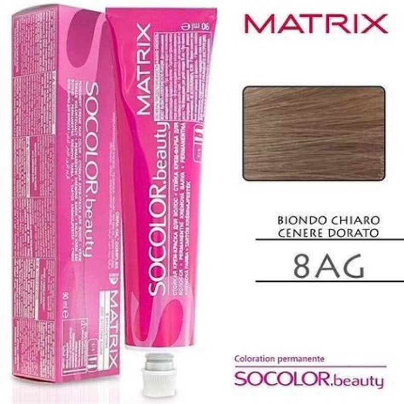 Matrix Socolor 8AG Permanent Cream Hair Color 90ml