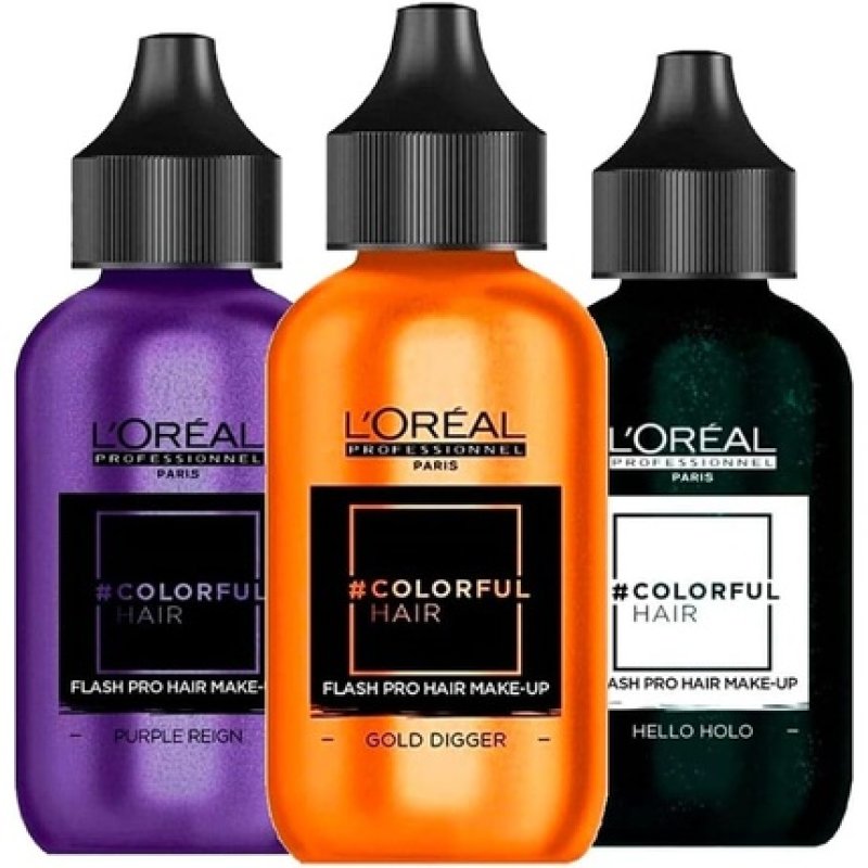 L'oreal Colorful Hair Flash Glow Big or Glow Home 60ml Hair Make Up