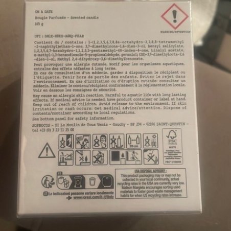 New with Tag New in Box Maison Margiela Replica on a Date Scented Candle