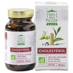 Thes De La Pagode Cholesterol Bio Dietary Supplement 60 Capsules
