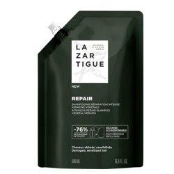 Lazartigue Repair Shampoo Enriched with Vegetal Keratin 16.9 Fl Oz