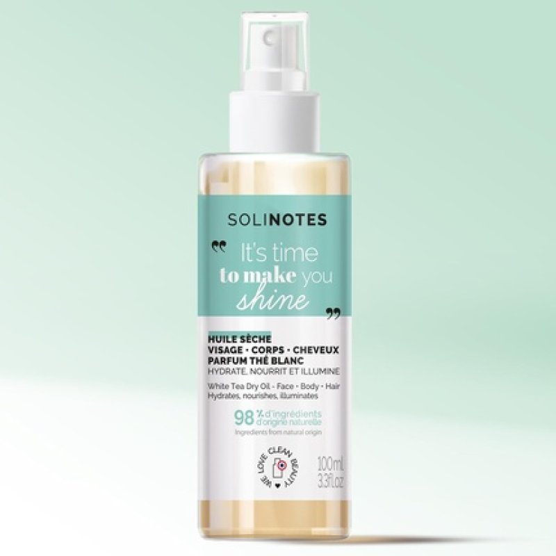 Solinotes Dry Oil The Blanc Face Body Hair 100ml