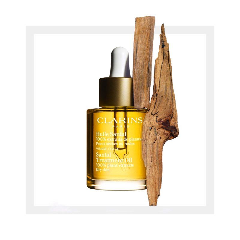 Clarins Santal Face Treatment Oil for Dry or Extra Dry Skin 40ml