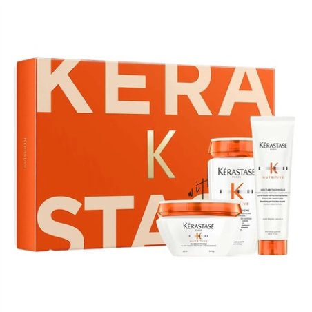 Kerastase Nutritive Set Nourishing Shampoo For Dry Hair 250ml Hair Mask 200ml Thermal Nectar 150ml