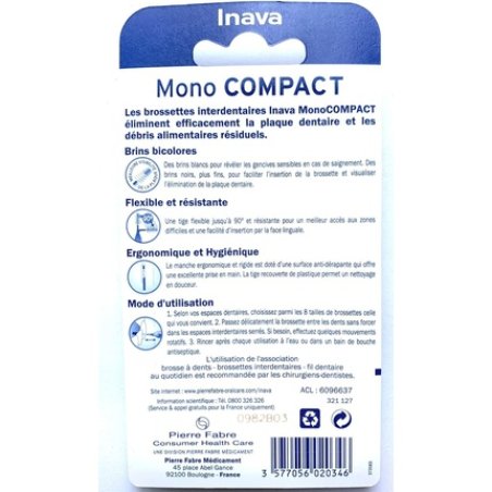 Inava Interdental Brushes 1.2mm Orange - Pack of 4