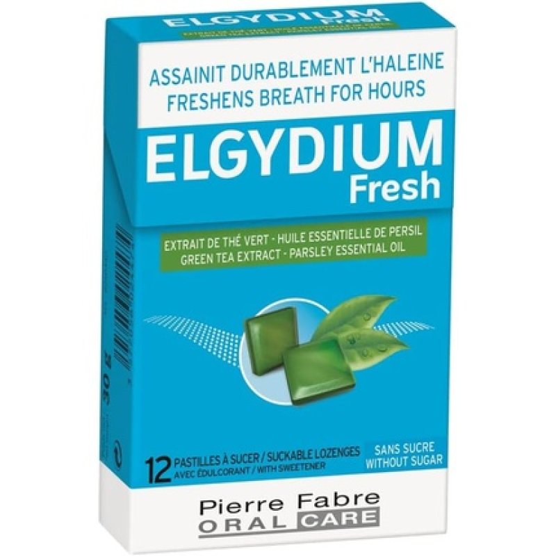 Elgydium Fresh Lozenges 12 Count