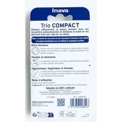 Inava Trio Compact Interdental Brushes 0.8mm, 1.5mm, 1.8mm