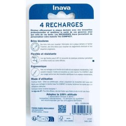 Inava Trio Brush Heads Compact Refills - Size Iso3 1.2mm - Pack of 4