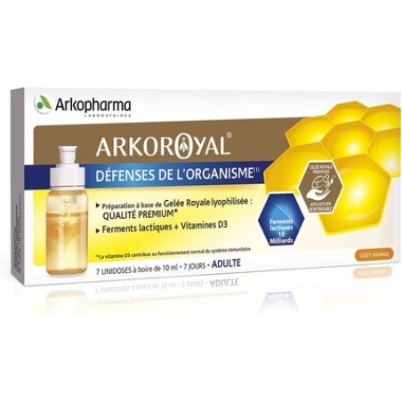 ARKOROYAL® Défenses naturelles Adultes 10 milliards de ferments lactiques 7x 10 ml