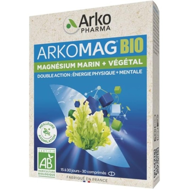 ARKOMAG® Magnésium Marin Végétal BIO(1) - 30 cp.