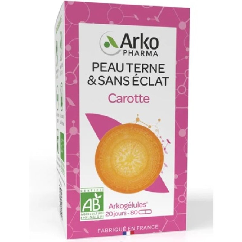 Arkopharma Arkogelules Organic Carrot 80 Capsules
