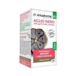 ARKOPHARMA Black Garlic Organic Cholesterol-Lowering Supplement 40 Capsules