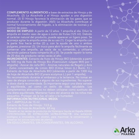 Arkofluido Orthosiphon 20 Ampoules