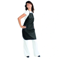 Sibel Leatherette Apron Black - Ideal For Beauty Care