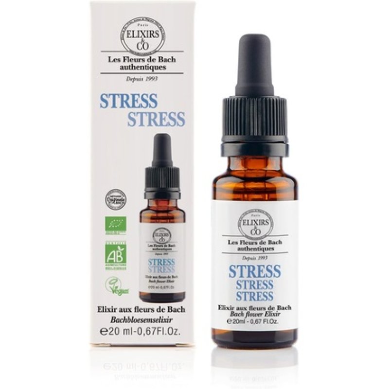 Stress Floral Elixir 20ml - Elixirs & Co - Bach Flower Complexes