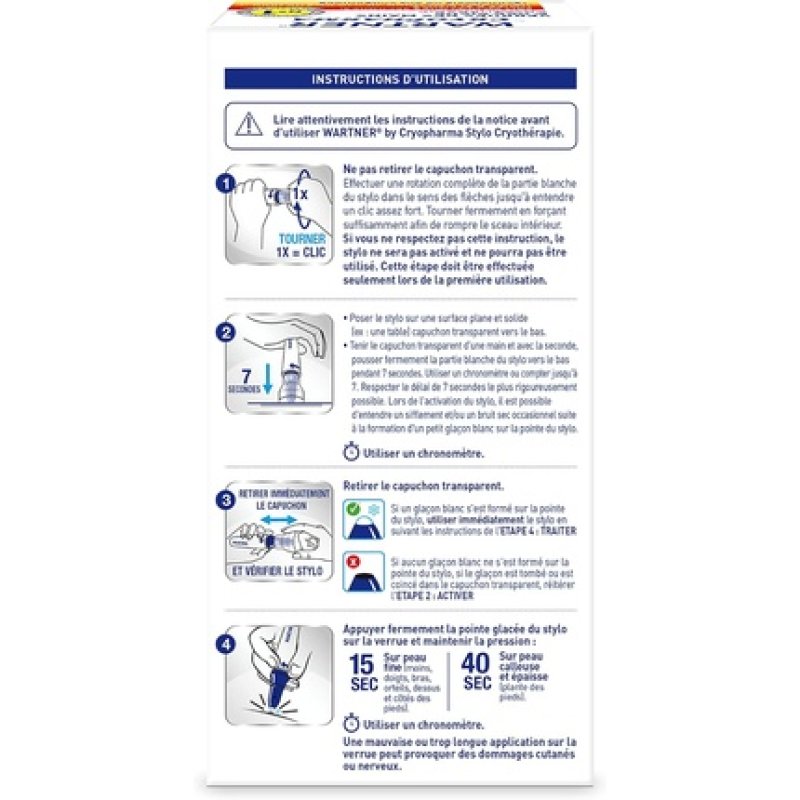 Wartner by Cryopharma Treatment of Hand and Foot Warts by Cryotherapy