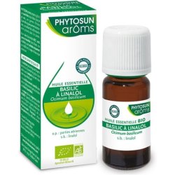 Phytosun Aroms Organic Essential Oil Linalool Basil Ocimum Basilicum 5ml
