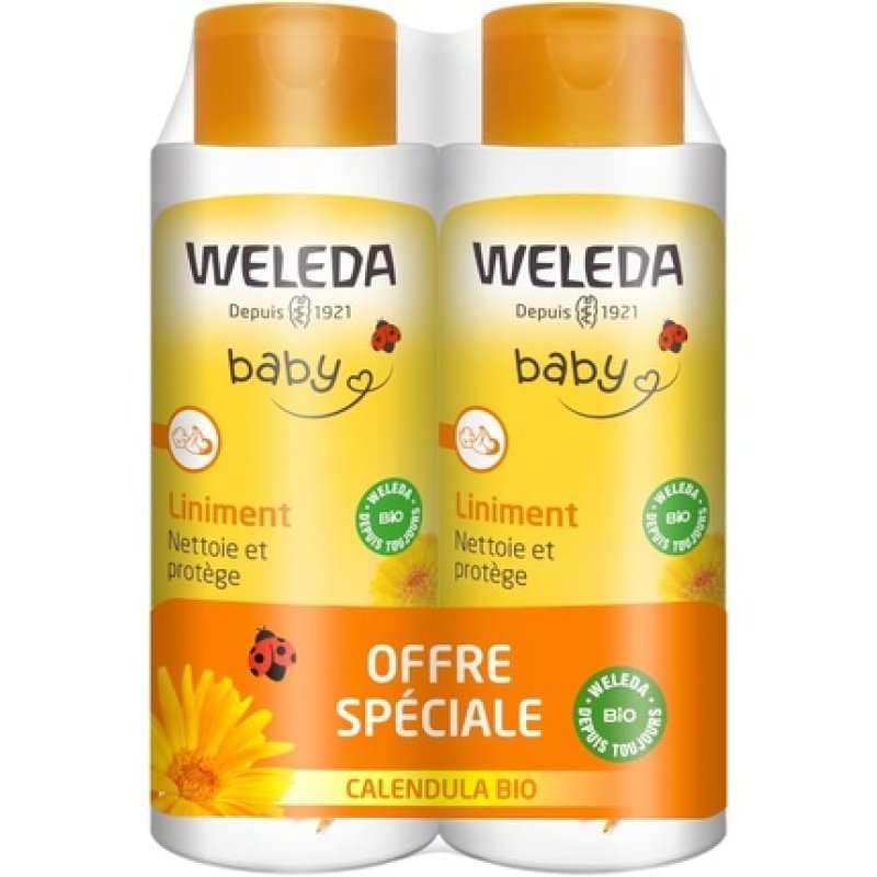 Weleda Baby Liniment Calendula 400ml - Pack of 2