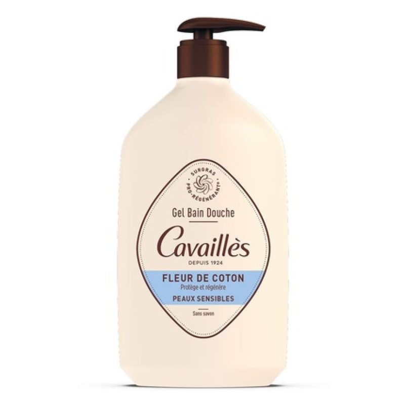 Rogé Cavaillès Cotton Shower Gel for Sensitive Skin 1L